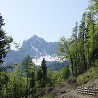 Matschacher Gupf-Runde - ein Blick nach Südosten zum Geisberg (Kosiak)