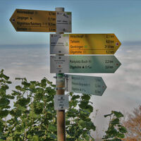 Beschilderung am Dreifürstenstein