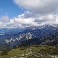 Ausblick von der Bergstation der Alpspitz-Bahn
