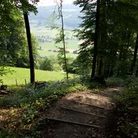 Weg nach Guetebruenne - Gürbetaler Höhenweg