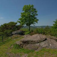 Blick vom Naturdenkmal Rotenstein