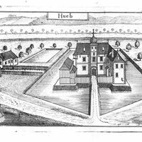Wasserschloss Hueb Kupferstich