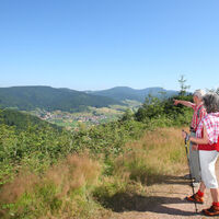 Ausblick beim Rotweinbänkle