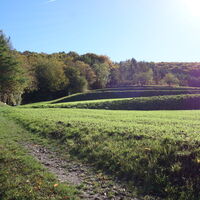 Aufstieg am Kreuzweg