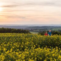 Sonnenuntergang über dem Hunsrück