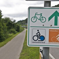 Bodenseeradweg - immer geradeaus