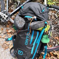 ich hatte meine Mountainbikeschuhe beim Rad deponiert