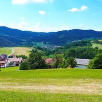 Blick auf Loibersdorf und Pöggstall mit St. Anna Kirche