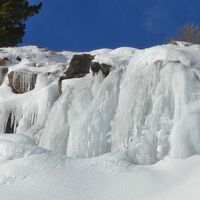 Unser Ziel - der kleine Wasserfall