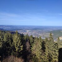 Blick vom AT nach Prachatice