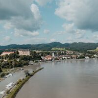 Blick auf Grein