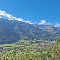 Panorama über Ziano di Fiemme