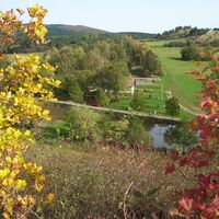 Blick vom Pummpälzweg am Holle Stein bei Gumpelstadt zum Naturschutzgebiet "Alte Warth"