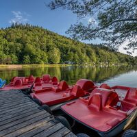 Tretboote am Clausensee