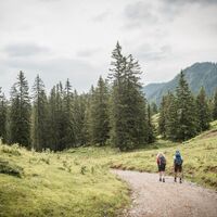 Kurz nach dem Start in Johnsbach