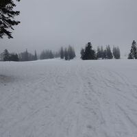 oberhalb der Bergrettungshütte
