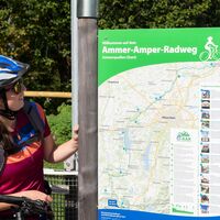Start Ammer Amper Radweg Ettaler Mühle