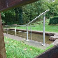 Das Wassertreten regt den Kreislauf an...