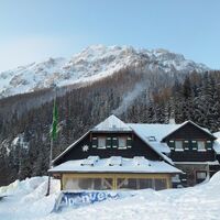 Edelweisshütte im Winter