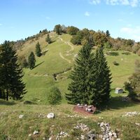 Passo Zagradan von Osten gesehen
