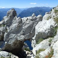 Aufstieg am Naturfreundesteig