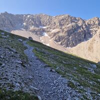 Weg entlang vom Kogelsee Richtung Süden