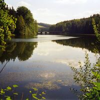 An der Pisselsmühlenbrücke im Weidatal