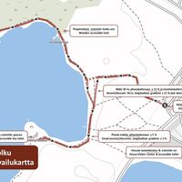 Barrierefreiheitsbeschreibungsplan des Huosilammen-Wegs