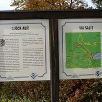 Via Salis, Tafel am Ausgangpunkt Kurpark