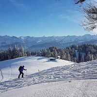 Beim Gipfelkreuz des Brüggelekopfs