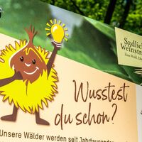 Informationstafeln des Keschde-Erlebnisweges