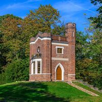 Schlangenhaus im Park Luisium