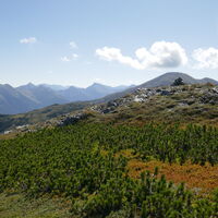 der Gipfelbereich des Steinwandkogel