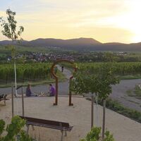 Sonnenuntergang am Rastplatz am Setzerberg