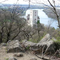 beim Burg Aussichtsfels