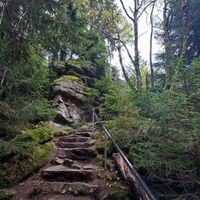 Anstieg zum Bärenstein