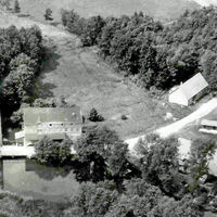 Die Wassermühle Malstedt samt Gebäude in alten Zeiten