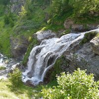 Wasserfall stromabwärts von Crosenna