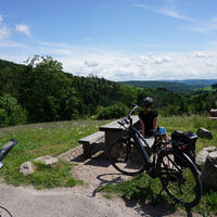 Ausblick Wanderparkplatz Wasserfall