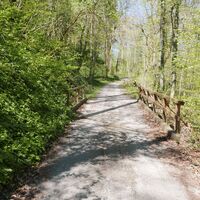 Der steilste Anstieg des Rundwegs