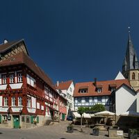Mittelalterlicher Marktplatz in Eppingen, Altstadtstraße