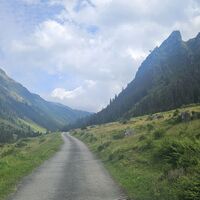 Blick ins Vergaldatal hoch