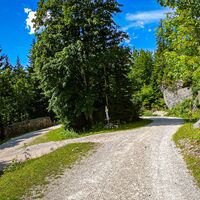 Variante 4: WP 40702-0224 Predigstuhl, km46,8 Seehöhe: 980m, Ausgang Bad Goisern bregab auf Asphalt