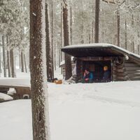 Muikkupuron Unterstand, Nationalpark Hossa