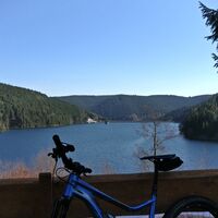 Blick auf die Ohratalsperre