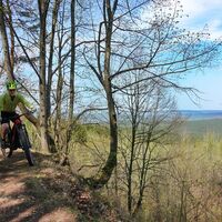 Trail vom Kulm Richtung Fernsicht Kame