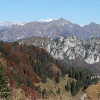 Panorama auf die umliegenden Berge