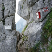 ein nettes Platzerl entlang des Abstieges