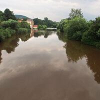 Werra am Wehr Heringen