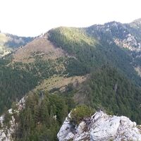 Blick vom Gipfel zurück auf den Gsolberg